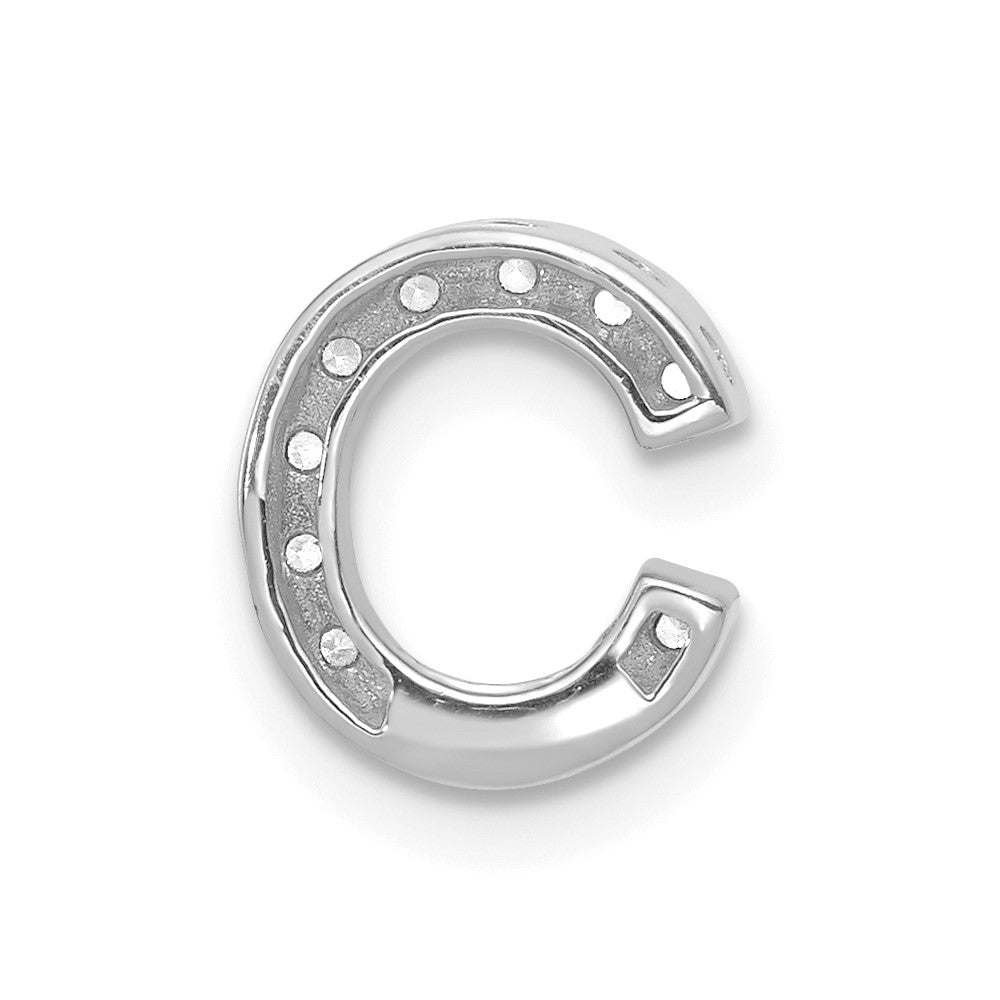 Diamond Letter C Initial Charm - WBC