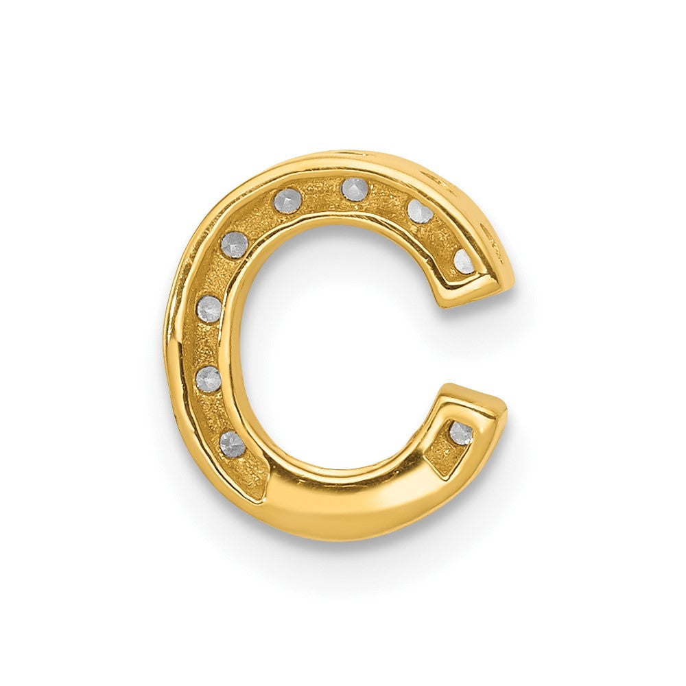 Diamond Letter C Initial Charm - WBC