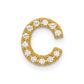 Diamond Letter C Initial Charm - WBC