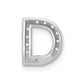 Diamond Letter D Initial Charm - WBC