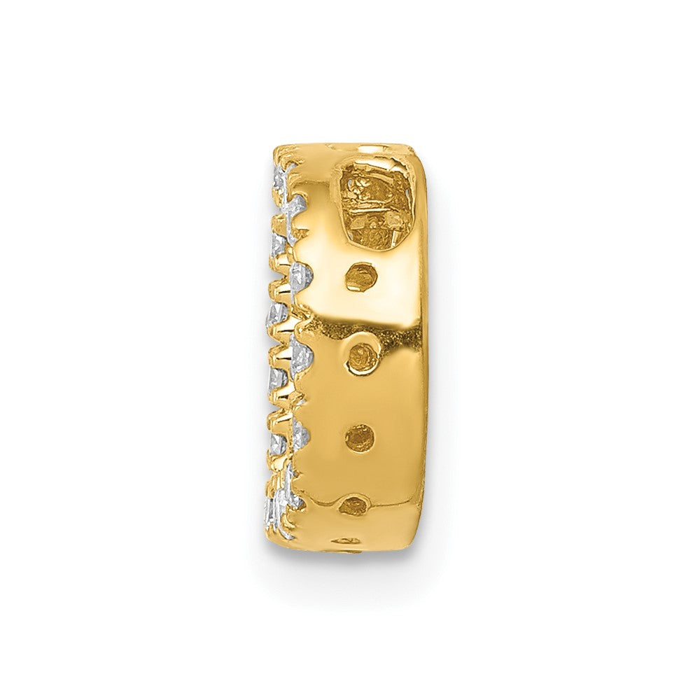 Diamond Letter D Initial Charm - WBC