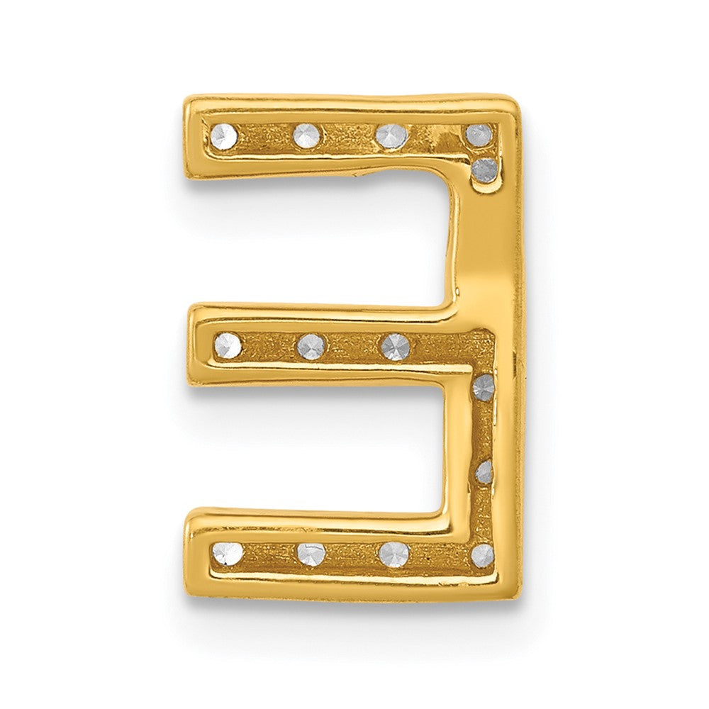 Diamond Letter E Initial Charm - WBC
