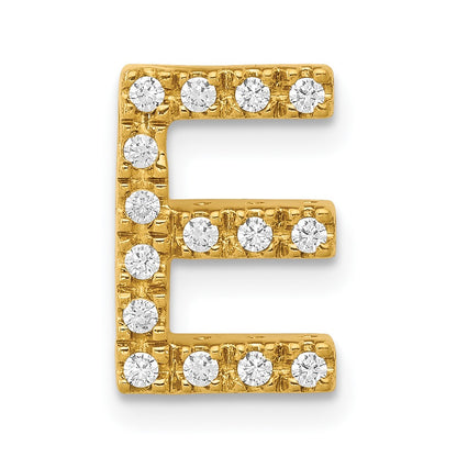 Diamond Letter E Initial Charm - WBC