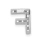 Diamond Letter F Initial Charm - WBC