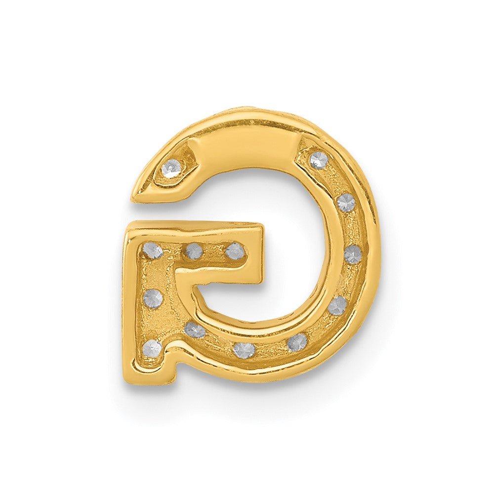 Diamond Letter G Initial Charm - WBC