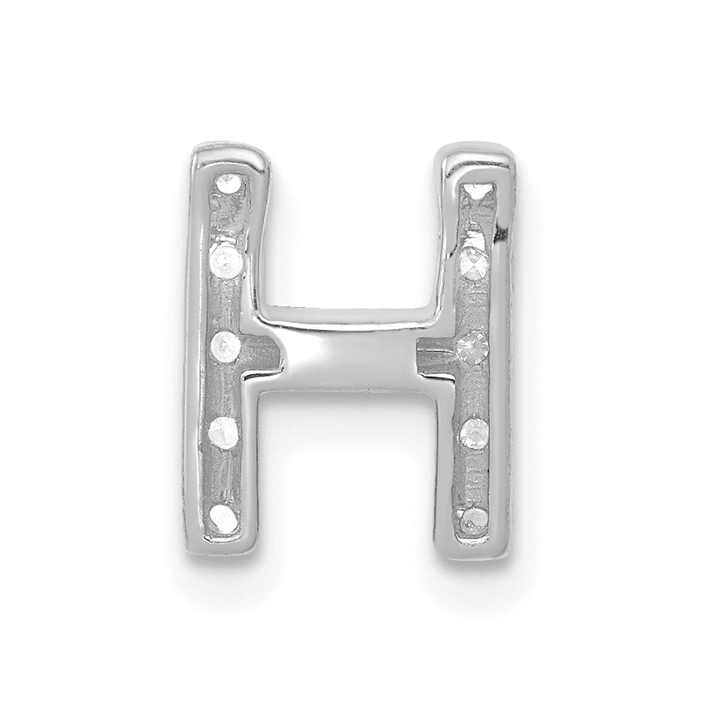 Diamond Letter H Initial Charm - WBC