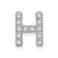 Diamond Letter H Initial Charm - WBC