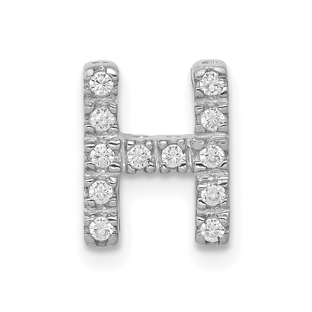 Diamond Letter H Initial Charm - WBC