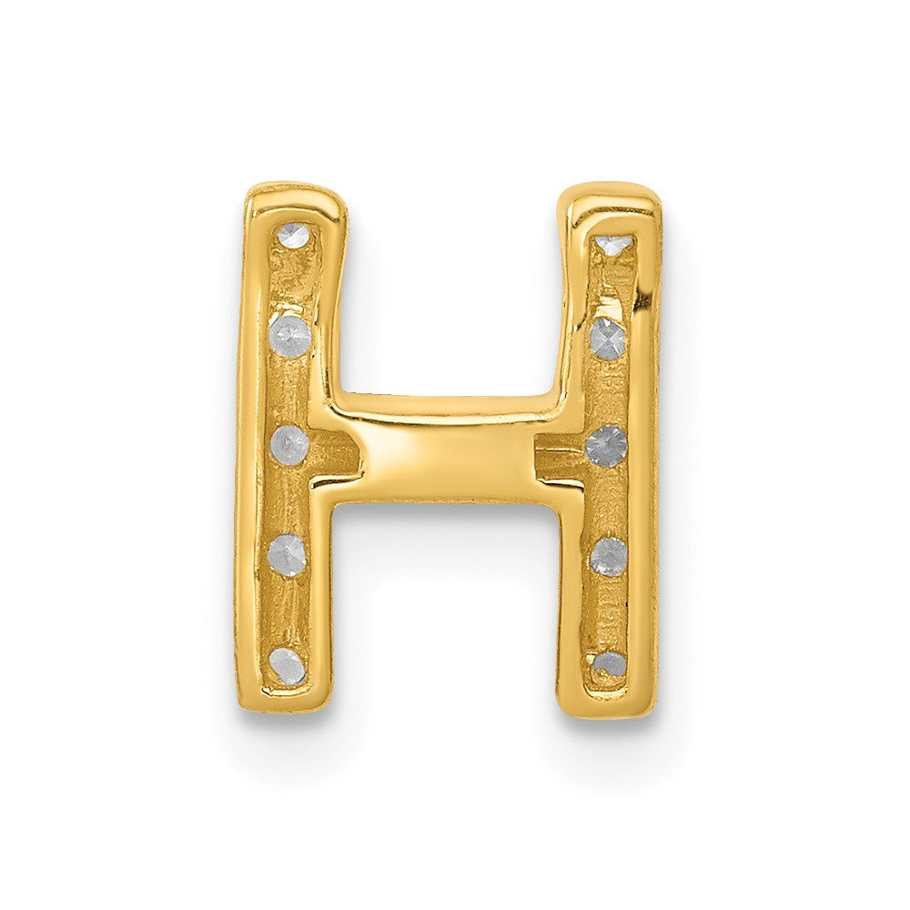 Diamond Letter H Initial Charm - WBC