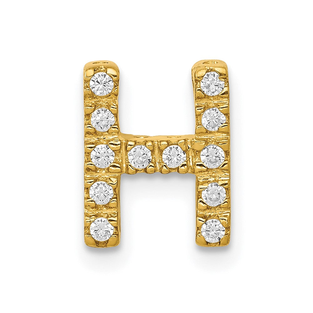 Diamond Letter H Initial Charm - WBC