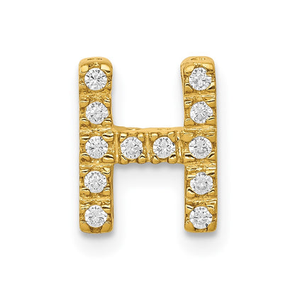 Diamond Letter H Initial Charm - WBC