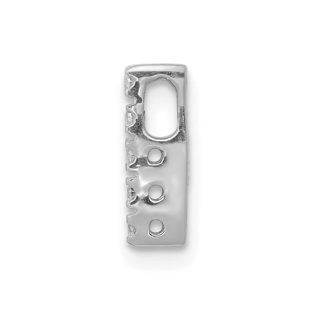 Diamond Letter I Initial Charm - WBC