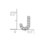 Diamond Letter J Initial Charm - WBC