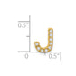 Diamond Letter J Initial Charm - WBC