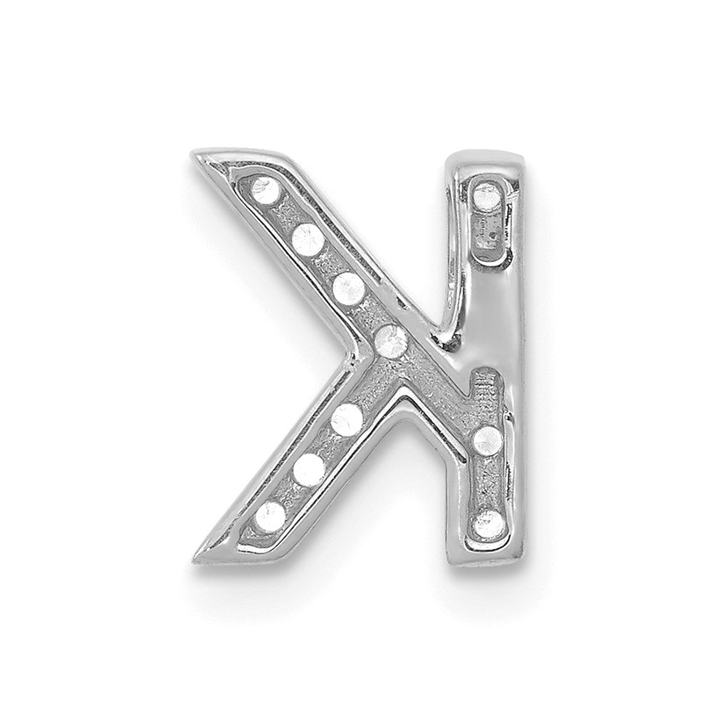Diamond Letter K Initial Charm - WBC