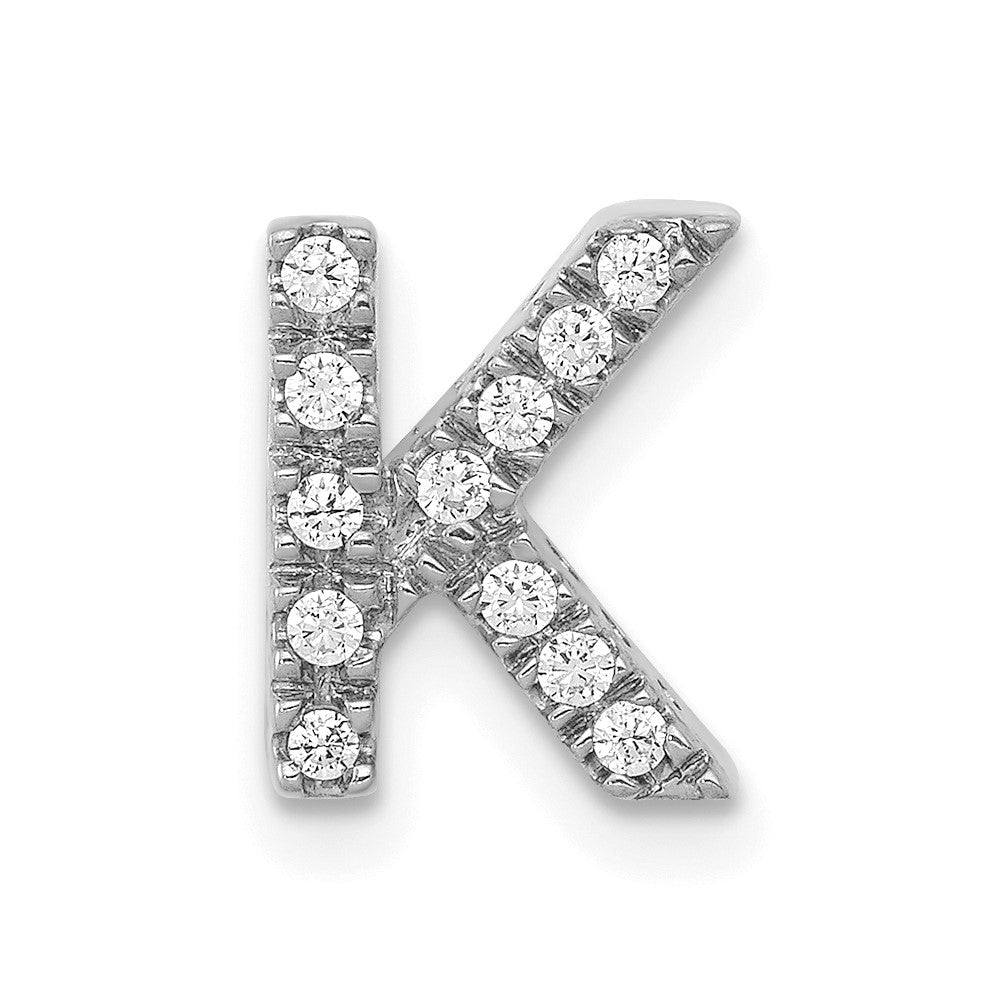 Diamond Letter K Initial Charm - WBC