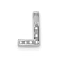 Diamond Letter L Initial Charm - WBC