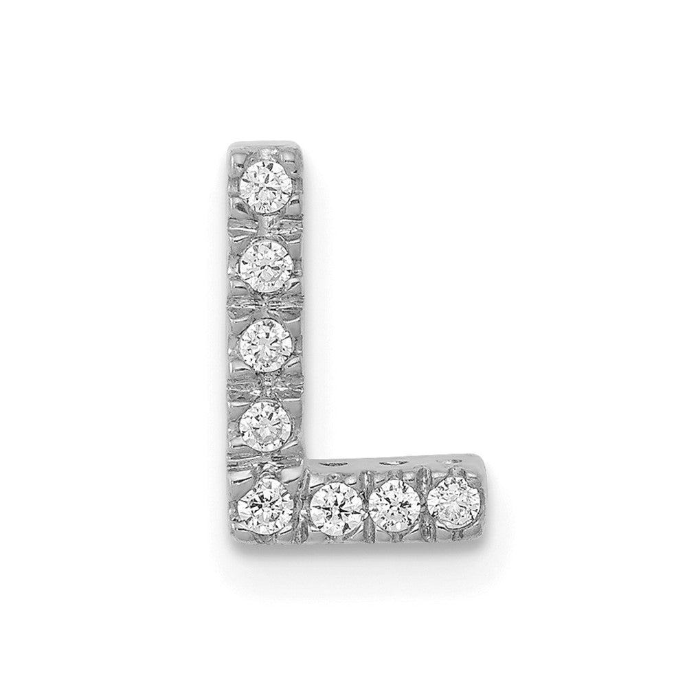 Diamond Letter L Initial Charm - WBC