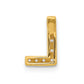 Diamond Letter L Initial Charm - WBC