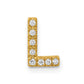 Diamond Letter L Initial Charm - WBC