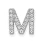 Diamond Letter M Initial Charm - WBC