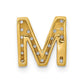 Diamond Letter M Initial Charm - WBC