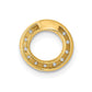 Diamond Letter O Initial Charm - WBC