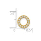 Diamond Letter O Initial Charm - WBC