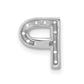 Diamond Letter P Initial Charm - WBC
