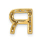Diamond Letter R Initial Charm - WBC