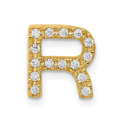 Diamond Letter R Initial Charm - WBC