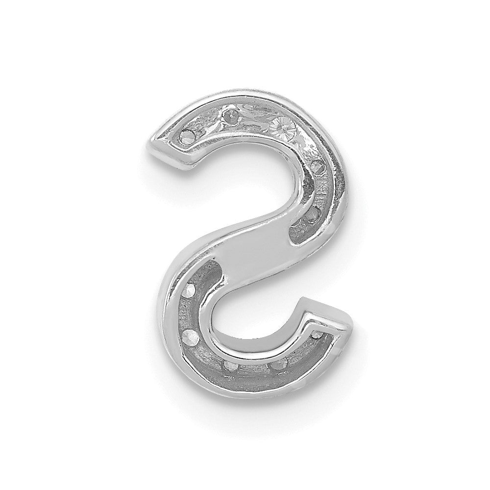 Diamond Letter S Initial Charm - WBC