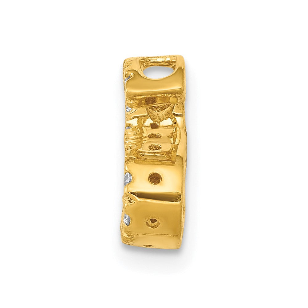 Diamond Letter S Initial Charm - WBC