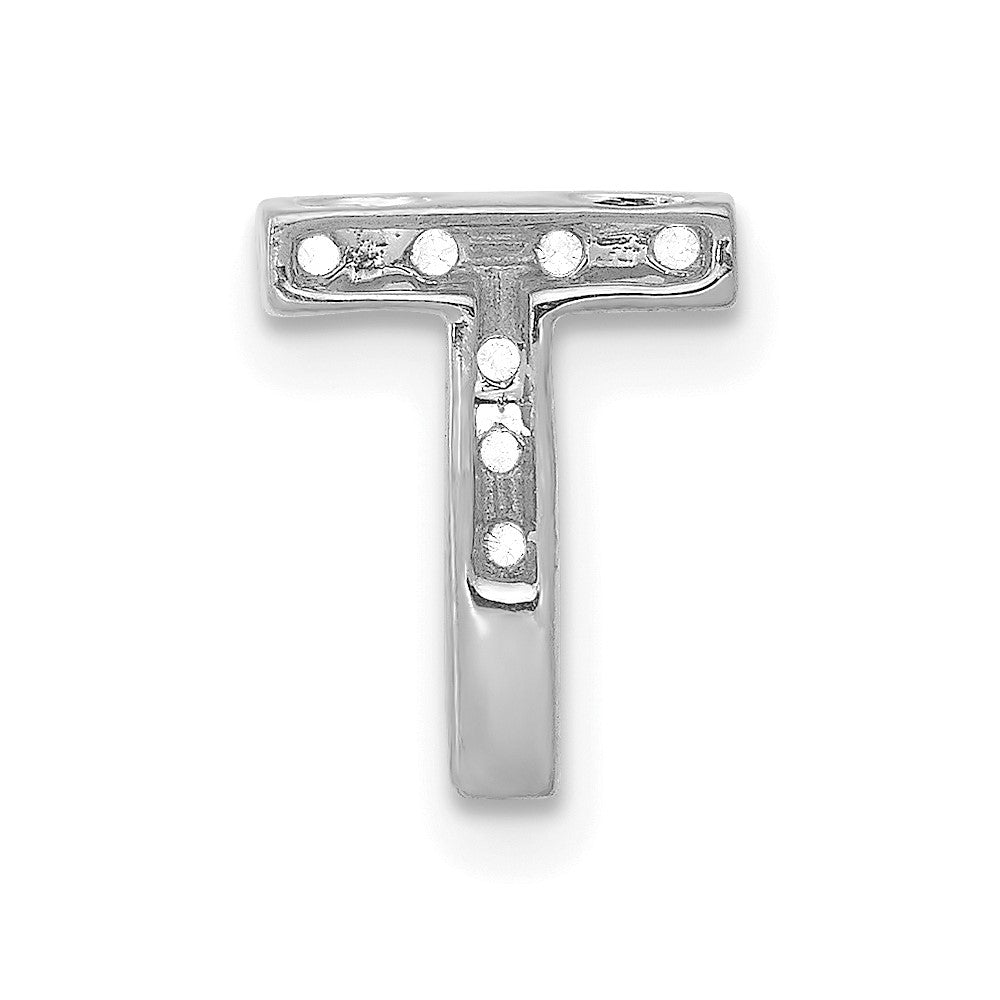 Diamond Letter T Initial Charm - WBC
