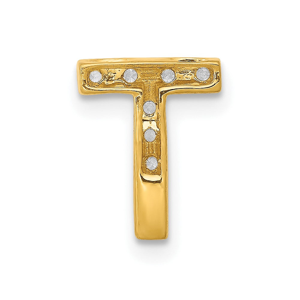 Diamond Letter T Initial Charm - WBC