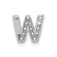 Diamond Letter W Initial Charm - WBC