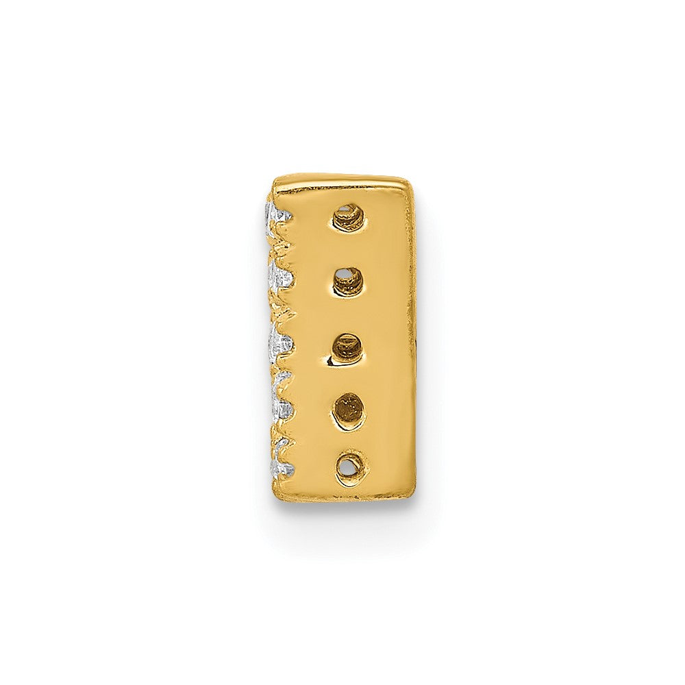 Diamond Letter W Initial Charm - WBC