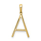 Diamond Letter A Initial Pendant - WBC