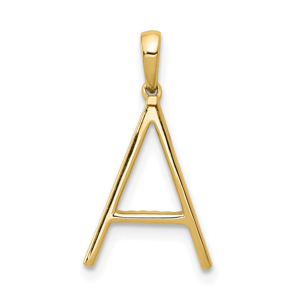 Diamond Letter A Initial Pendant - WBC