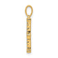 Diamond Letter E Initial Pendant - WBC