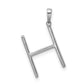 Diamond Letter H Initial Pendant - WBC