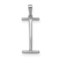 Diamond Letter I Initial Pendant - WBC