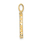 Diamond Letter I Initial Pendant - WBC