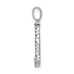 Diamond Letter J Initial Pendant - WBC