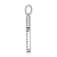 Diamond Letter K Initial Pendant - WBC