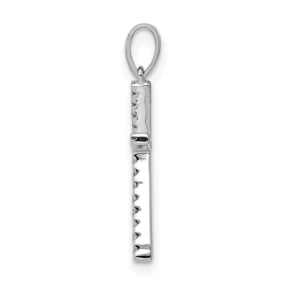 Diamond Letter K Initial Pendant - WBC