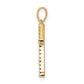 Diamond Letter K Initial Pendant - WBC