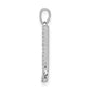Diamond Letter L Initial Pendant - WBC