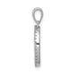 Diamond Letter O Initial Pendant - WBC