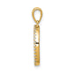 Diamond Letter O Initial Pendant - WBC